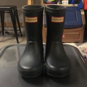 Used hunter rain boots- toddler